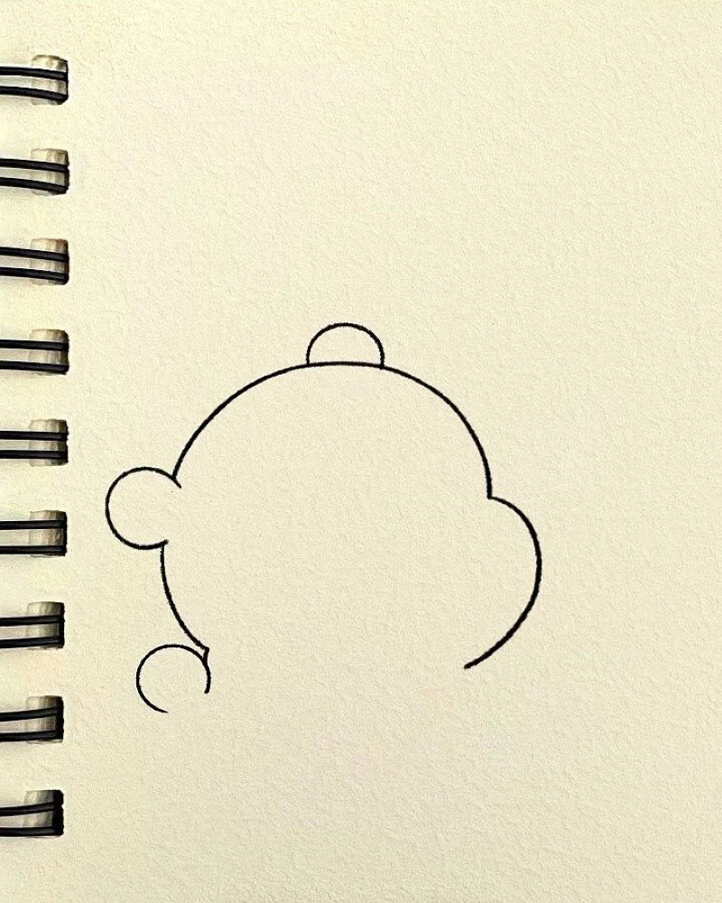 Pooh bear how to draw