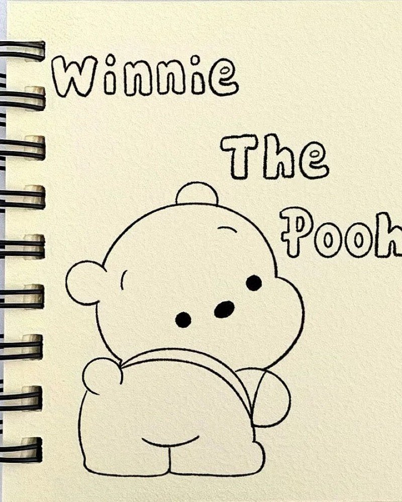 Pooh bear how to draw 5