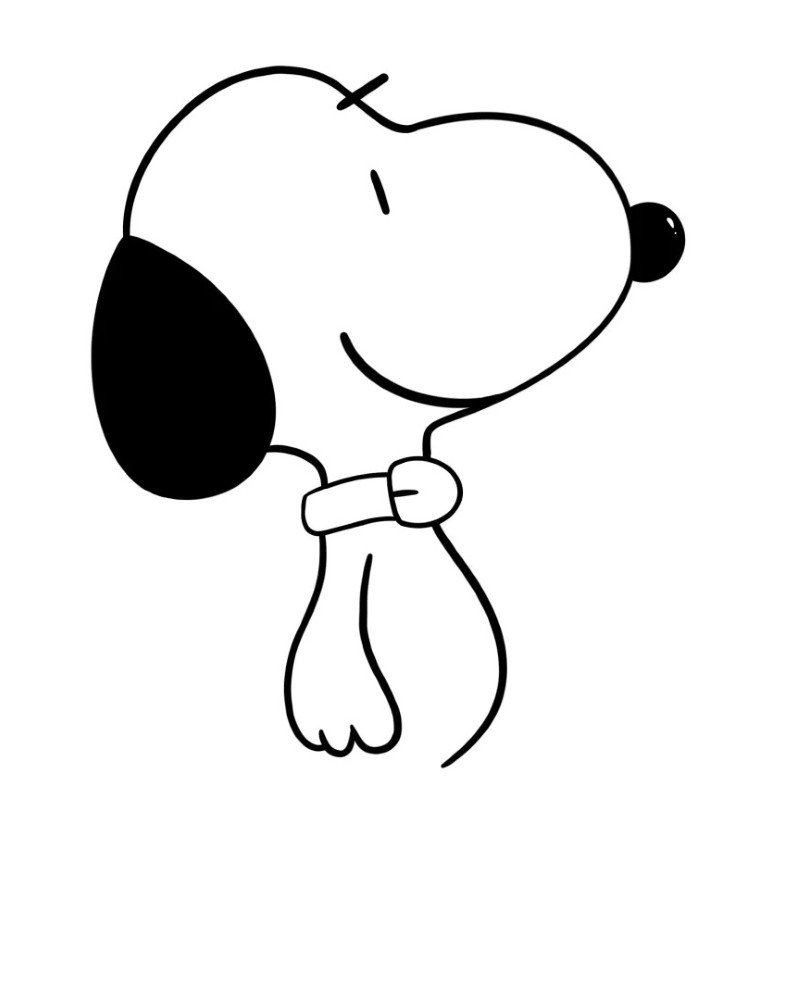 Snoopy how to draw 4