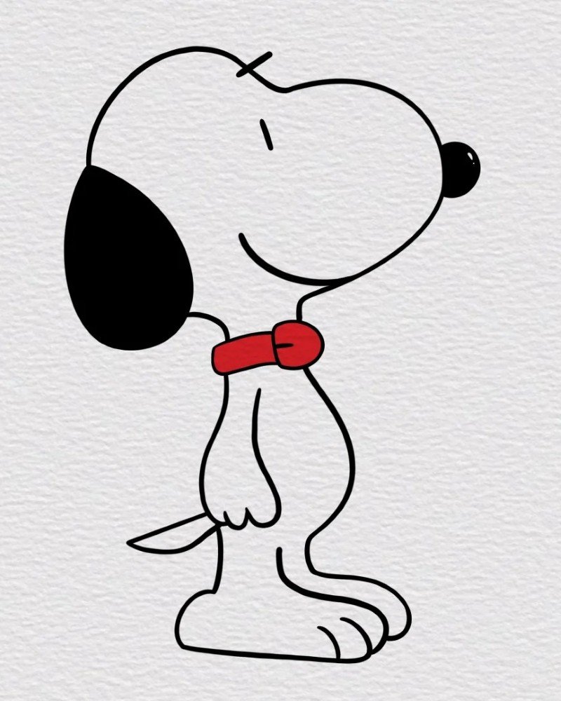 Snoopy how to draw