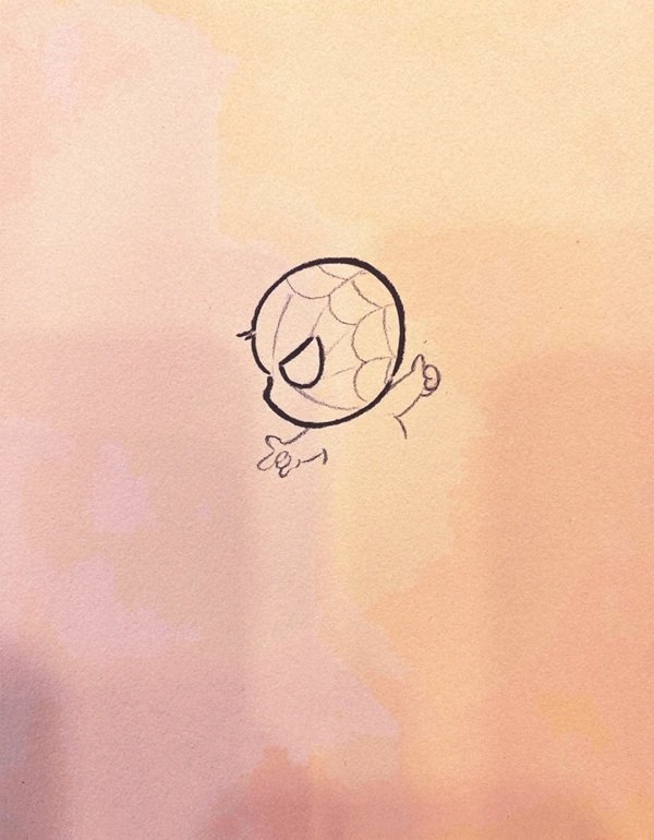 Spider Man how to draw 4