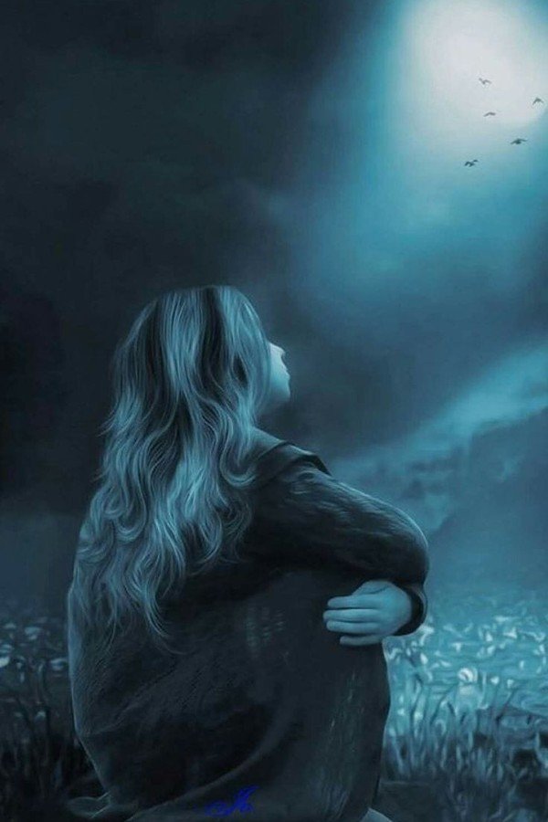 alone sad girl dp for facebook 27