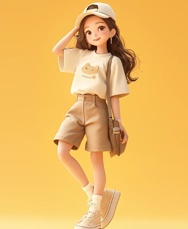 attitude cap girl dp 11