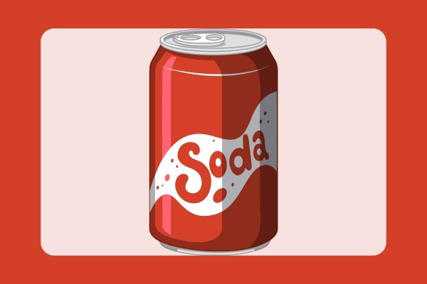 how to draw a soda can