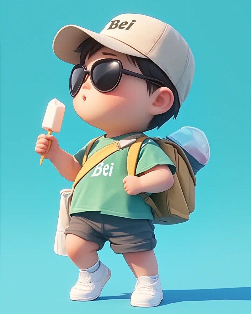 cute cartoon boy dp 1