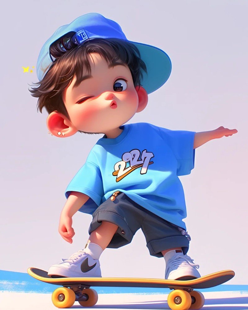 cute cartoon boy dp 26