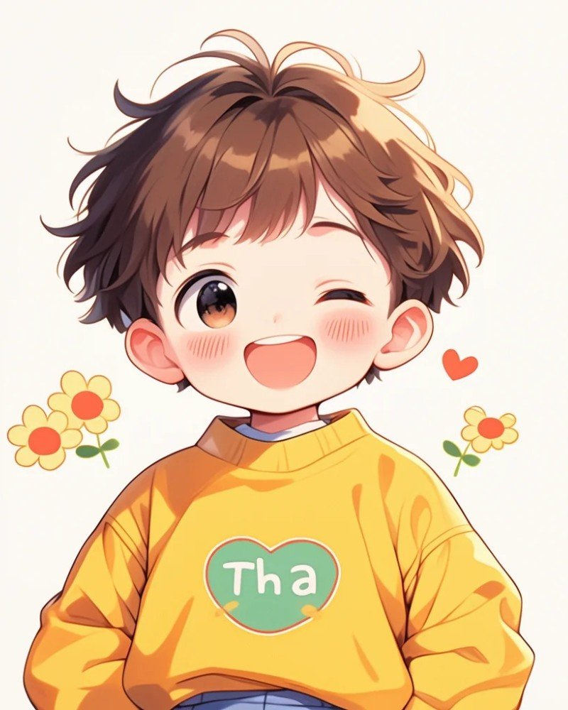 cute cartoon boy dp 27