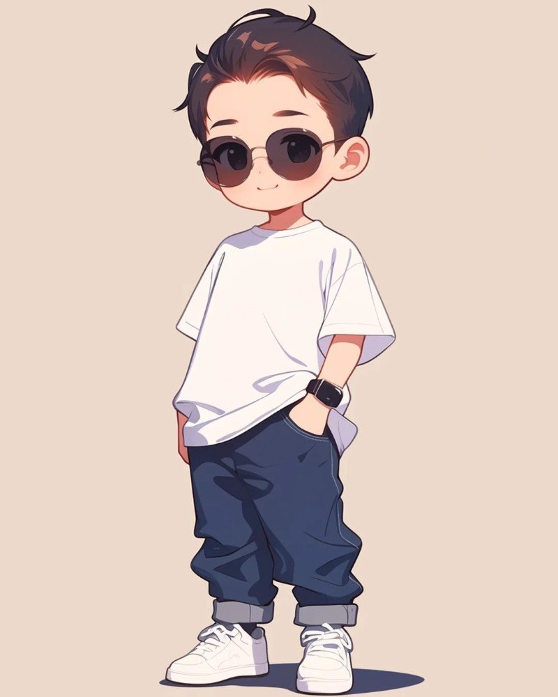 cute cartoon boy dp 41