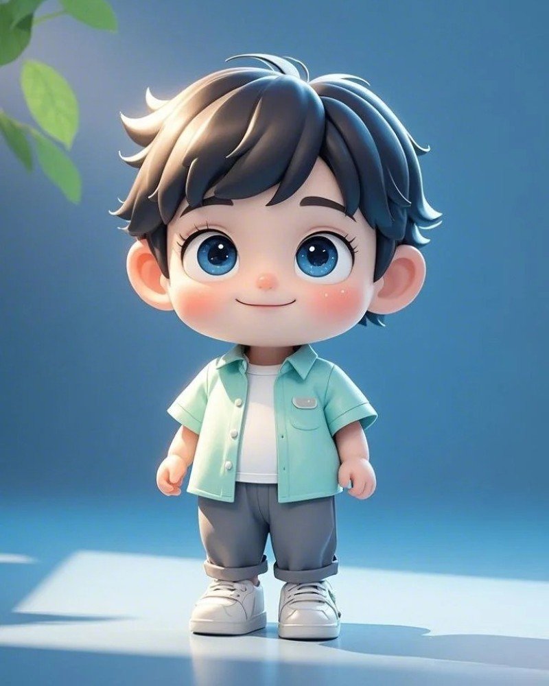 cute cartoon boy dp 5