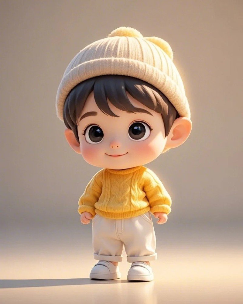 cute cartoon boy dp 7