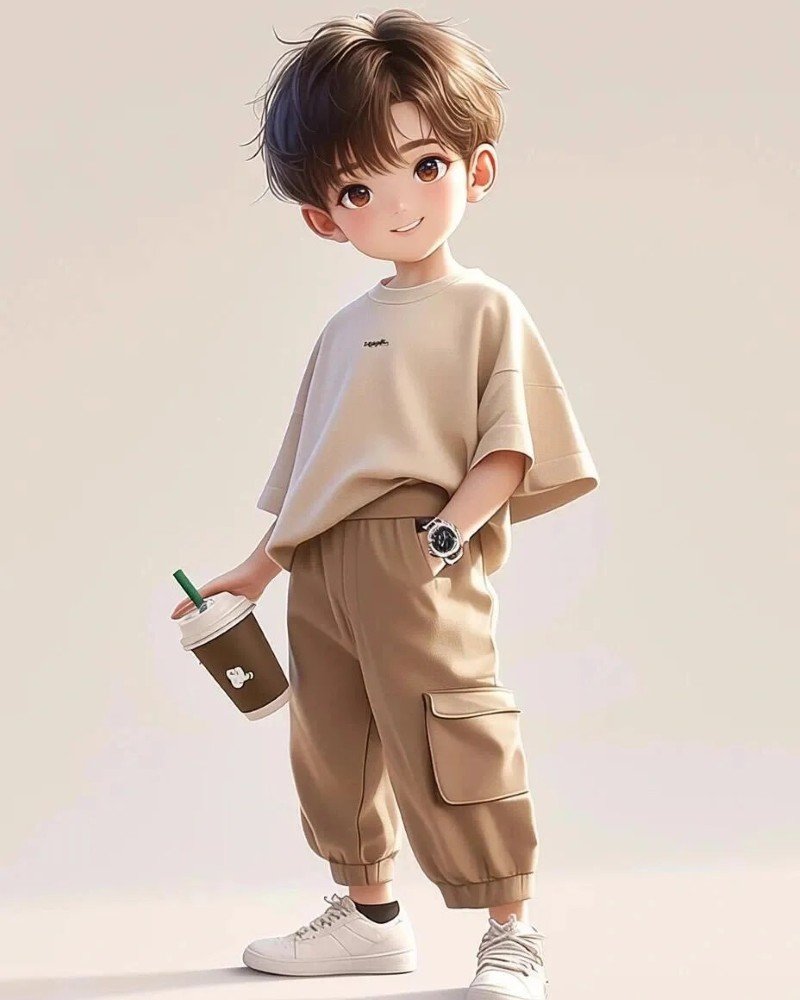 cute cartoon boy dp 8