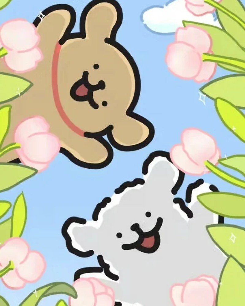 cute cartoon couple dp for whatsapp