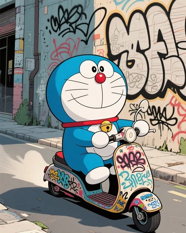 cute doraemon dp 10
