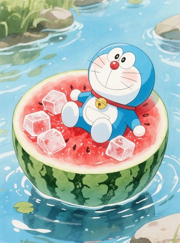 cute doraemon dp 25