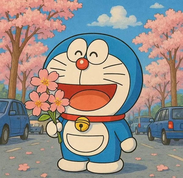 cute doraemon dp 28