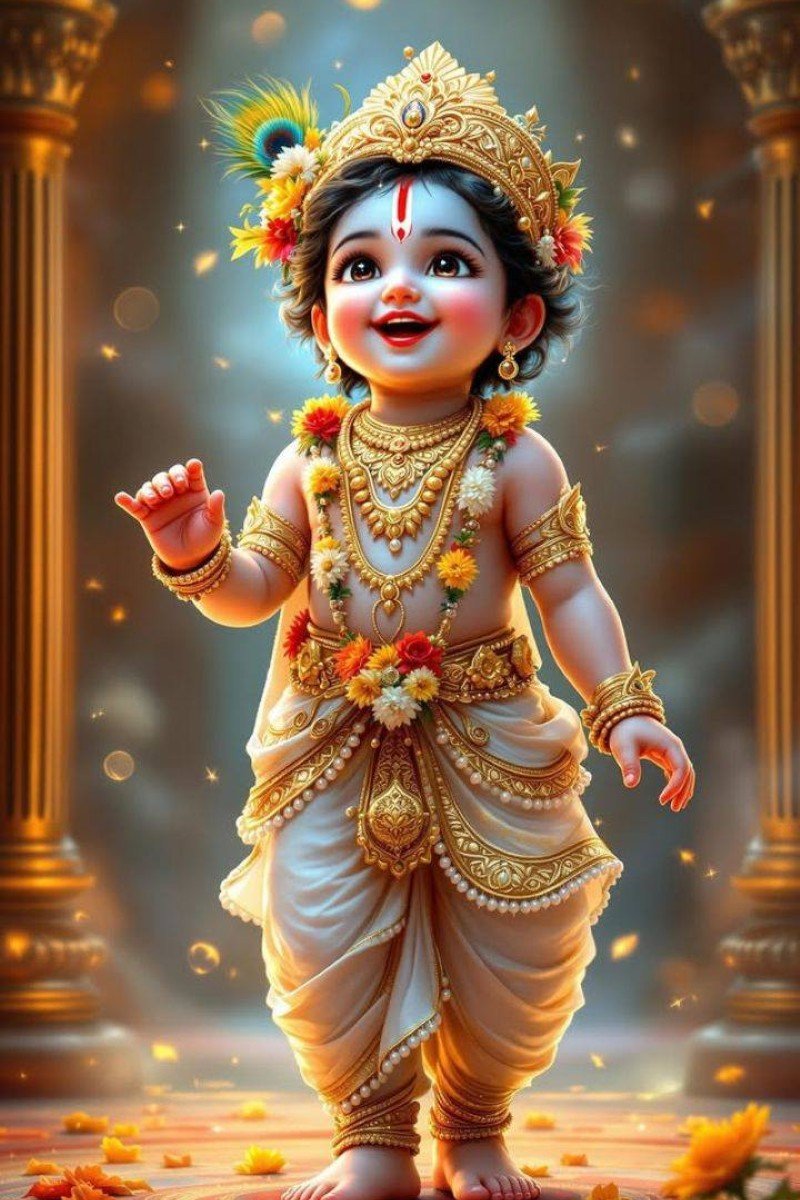 cute krishna dp for whatsapp 11