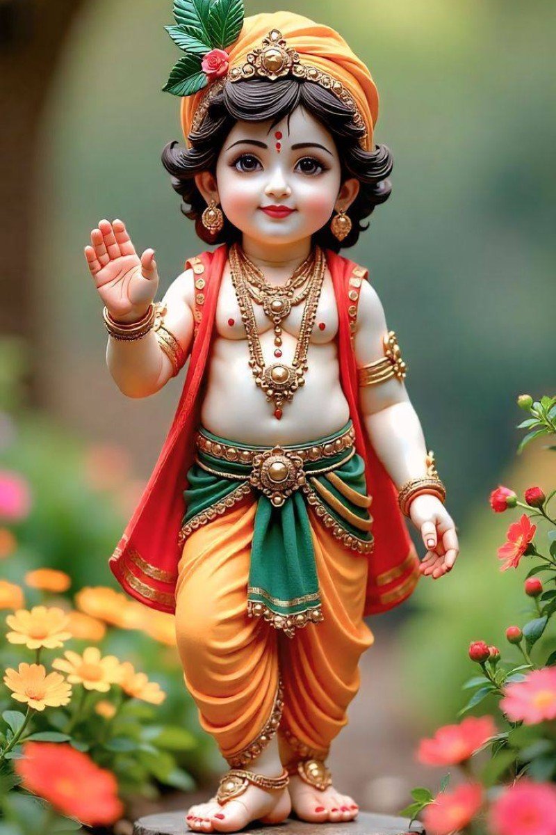 cute krishna dp for whatsapp 14