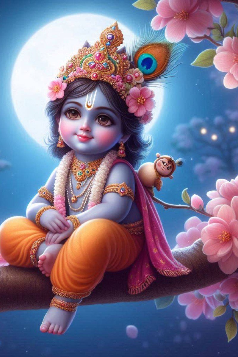 cute krishna dp for whatsapp 2