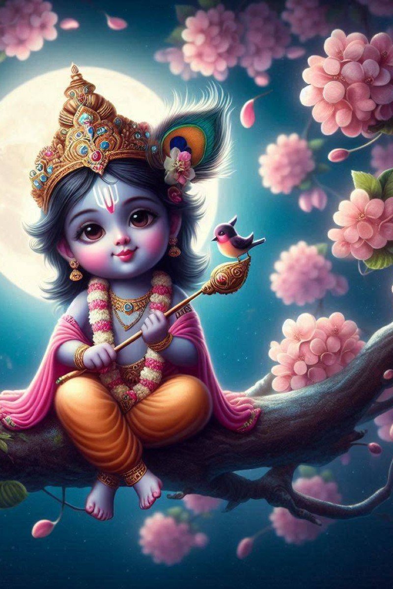 cute krishna dp for whatsapp3