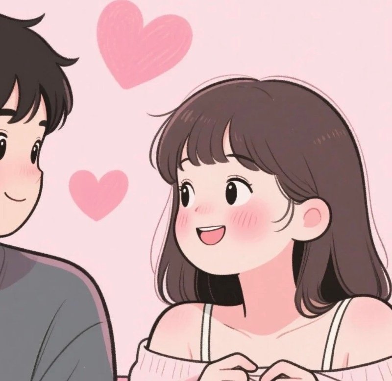 cute love couple dp for instagram cartoon 20