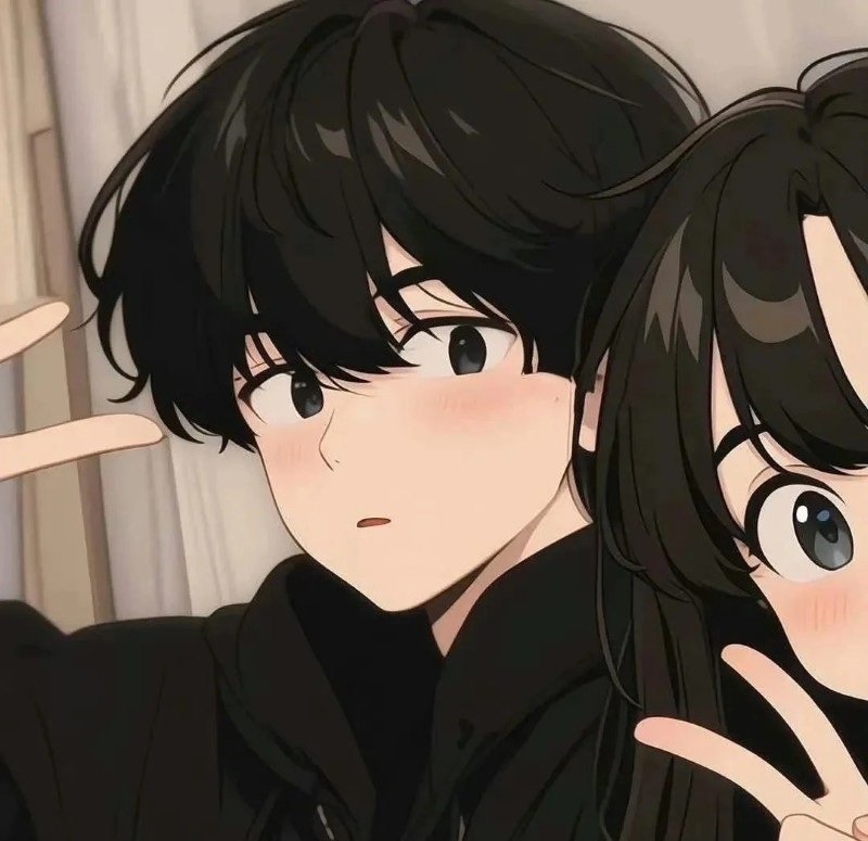 cute love couple dp for instagram cartoon 44
