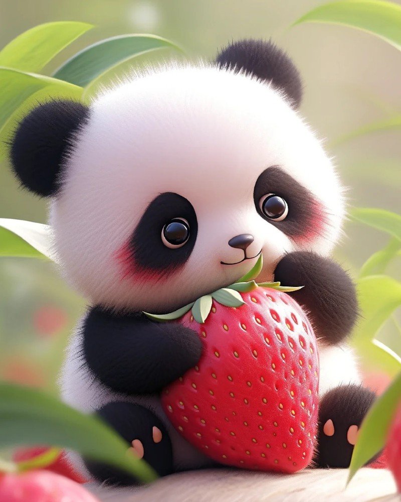 cute panda dp 10