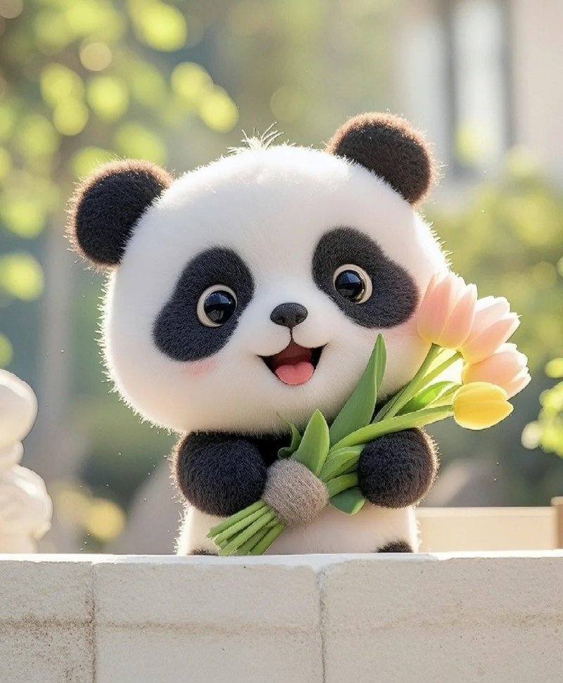cute panda dp 13