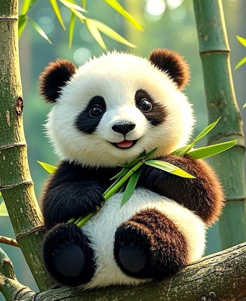 cute panda dp 2