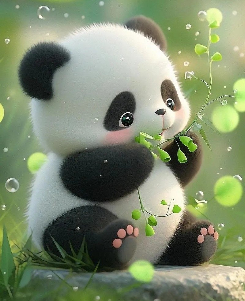 cute panda dp 22