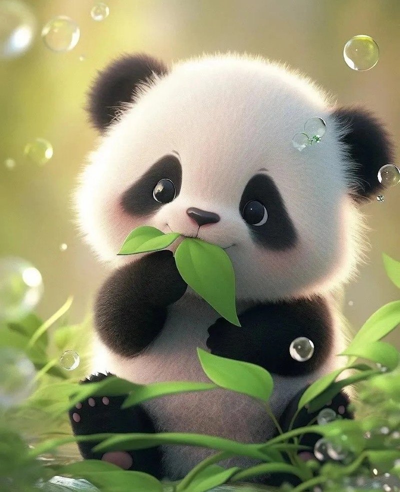 cute panda dp 24