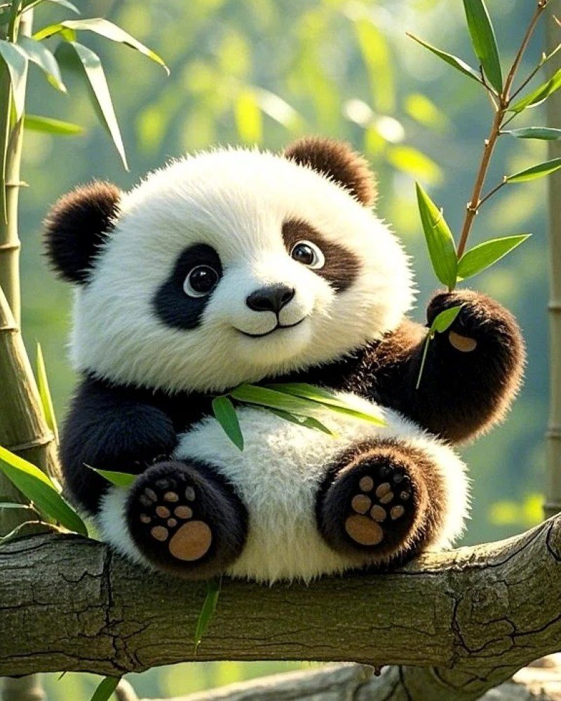 cute panda dp 3