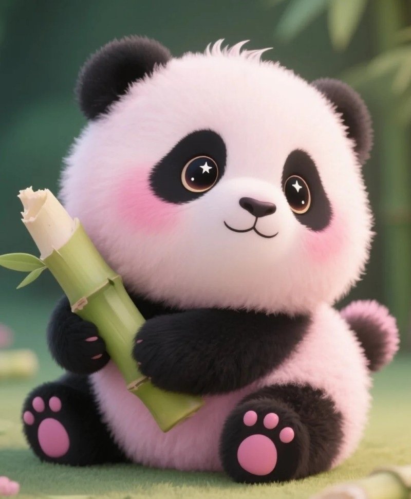 cute panda dp 33
