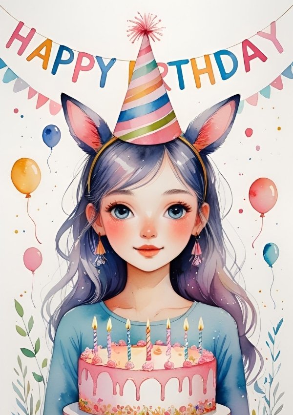 happy birthday dp for girl