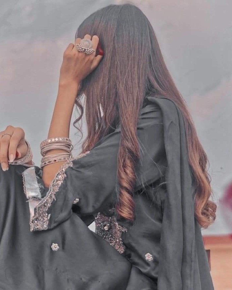 hidden face dp for girls