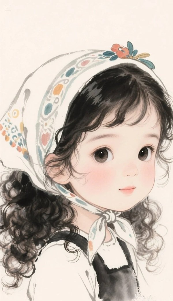 hijab girl dp cartoon 20