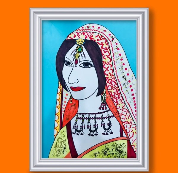 hijab girl dp cartoon 27