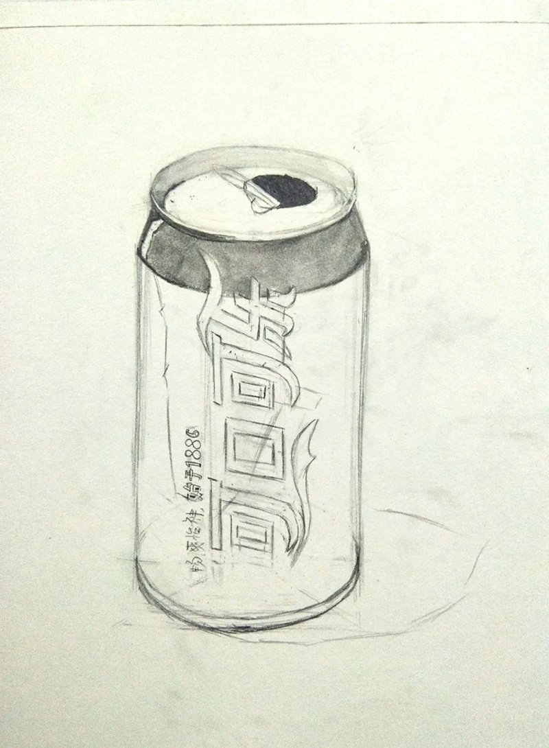 How to draw a can of soda 3