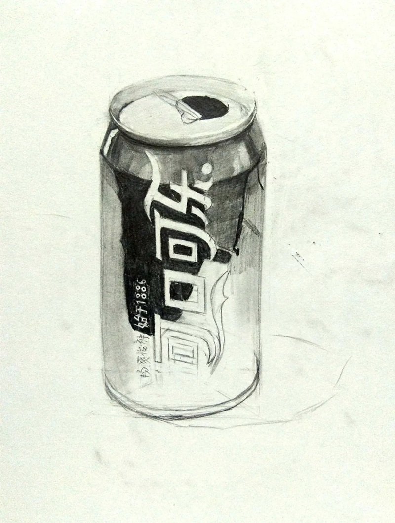How to draw a can of soda 4