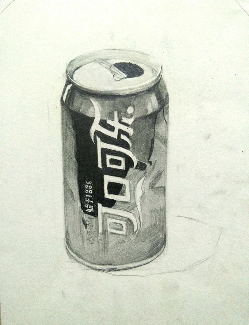 How to draw a can of soda 5