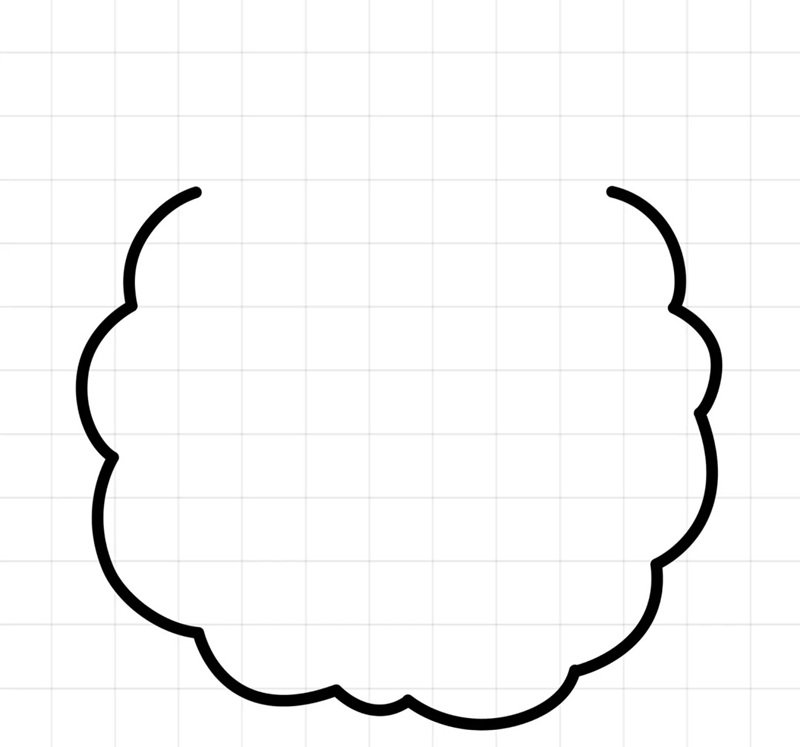 How to draw a christmas wreath 1