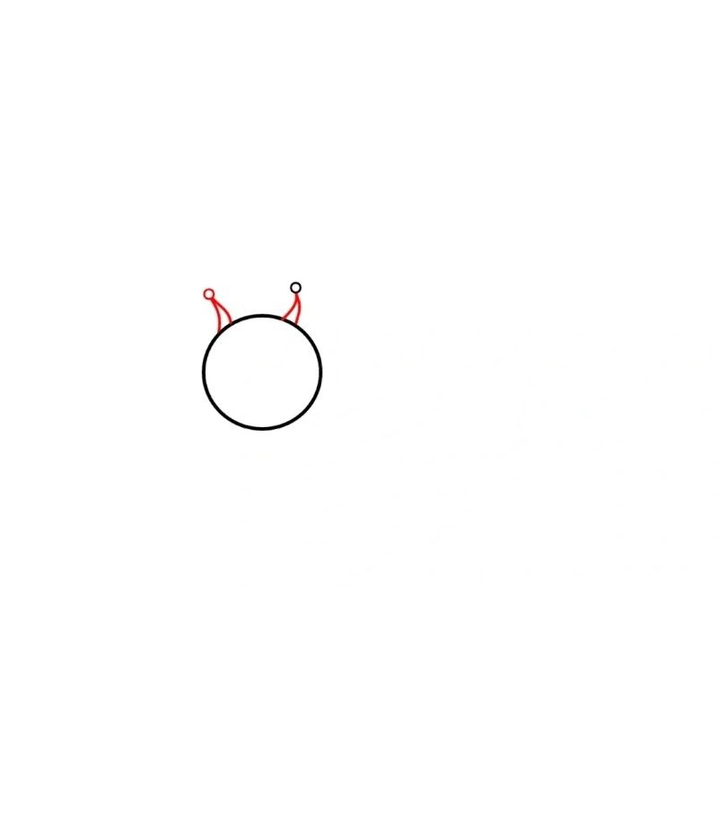 How to draw a cute worm 2