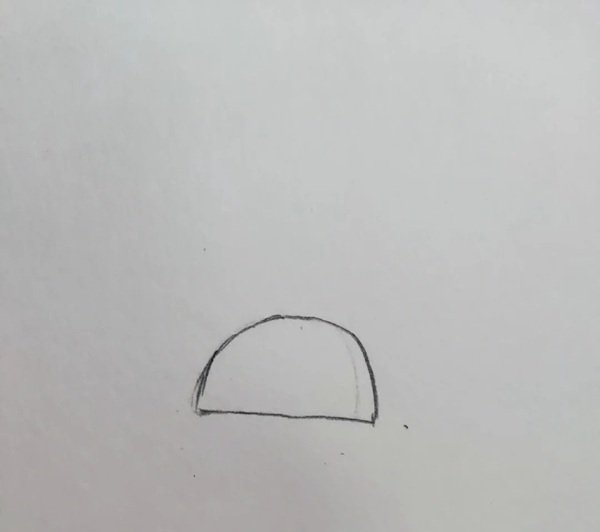 How to draw a helmet 1