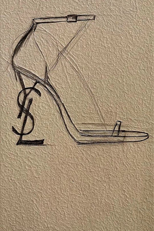 How to draw a high heel shoe easy 2