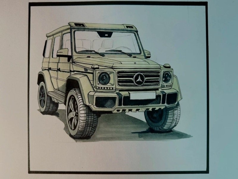 How to draw a jeep​