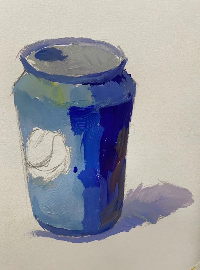 How to draw a soda can easy 5