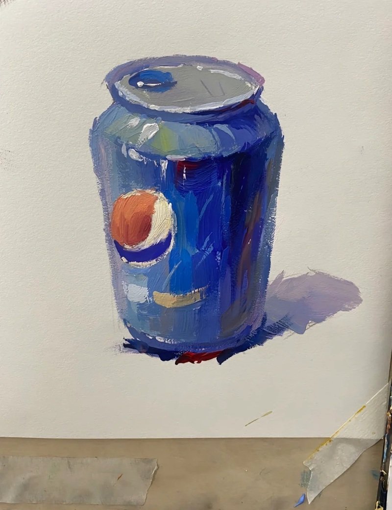 How to draw a soda can easy