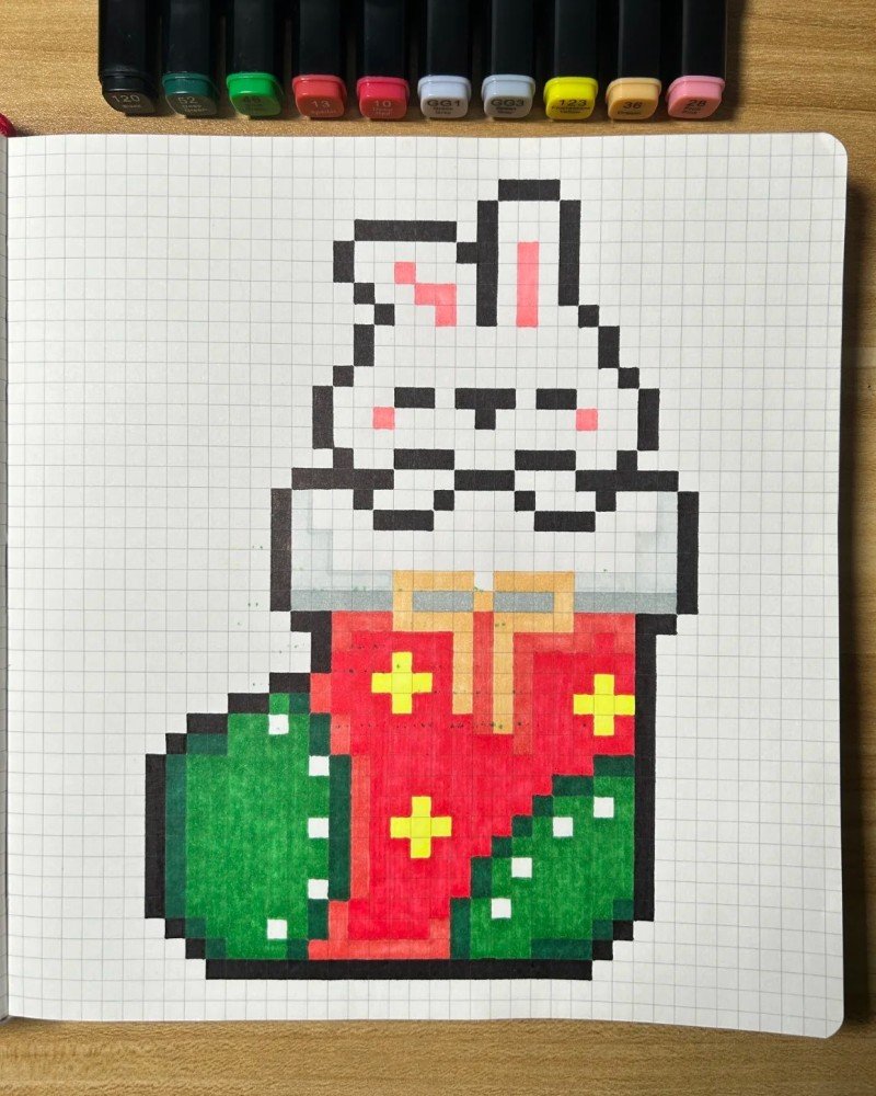 How to draw a stocking for christmas 1
