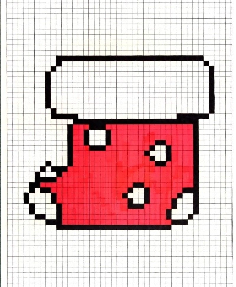How to draw a stocking for kids 4