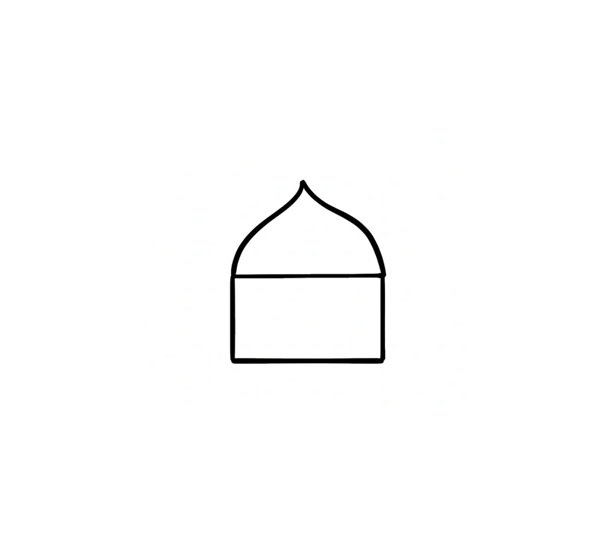 How to draw a tent easy for kids 2