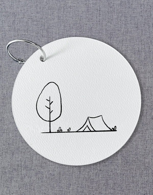 How to draw a tent for kids 3